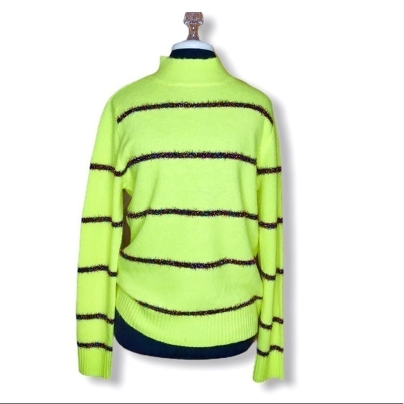 TRIBEKKA 44 Citron Rainbow Tinsel Sweater - Picture 2 of 8
